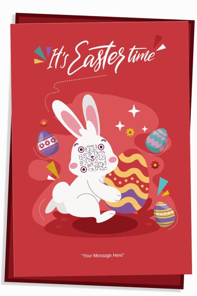 Easter bunny card