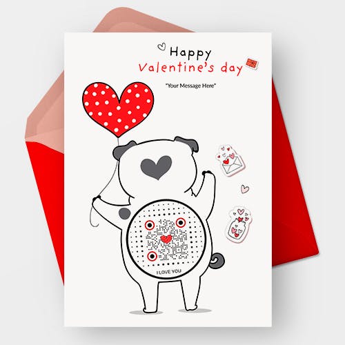 Valentines Card - Valentine's Day You're the One