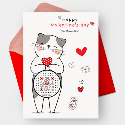 Valentines Card - Valentine's Day Cupid's Crush