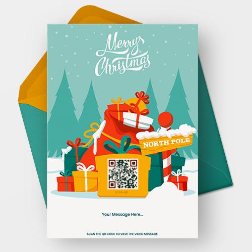 Glistening Gifts: Snowy Christmas Cards