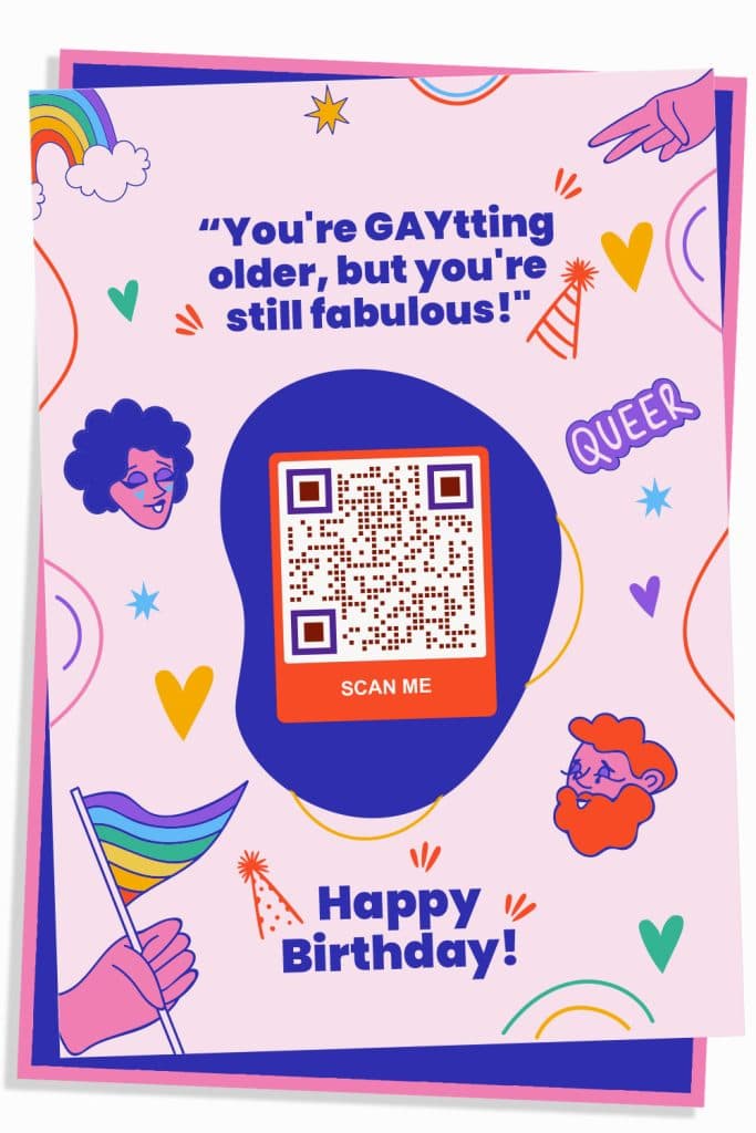 Lgbt birthday card