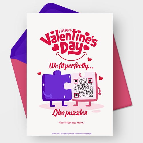 Puzzle of Us: Valentines Card